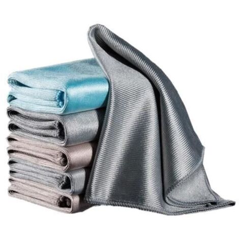 Chiffons Magique en Microfibre,8PCS,Torchons de Nettoyage Poussiere, Lingettes Essuie,40 x 30 cm,forte ténacité,couleur aléatoire (1/4)