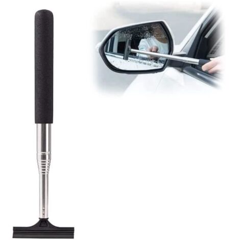 1 pièce Raclette de Miroir pour rétroviseur de Voiture Raclette de fenêtre de ,d'expansion est jusqu'à 86 cm , Noir (1/4)
