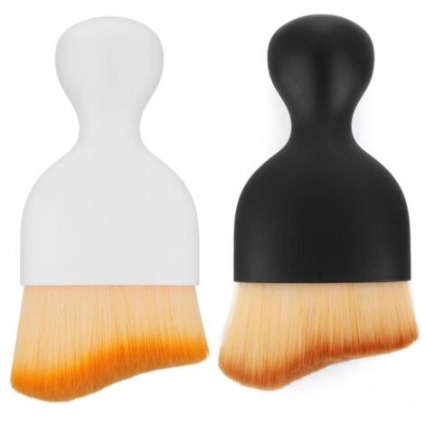 Brosse à poussière intérieure sans Rayures, 2 pièces, Brosse Douce de Nettoyage intérieur de Voiture Brosse de détail de Voiture (1/4)