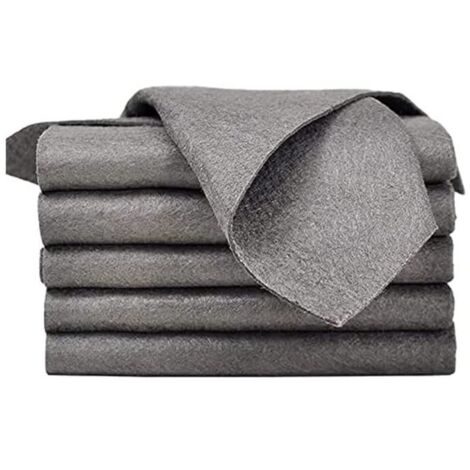 Chiffon de Nettoyage Magique épaissi,Chiffons De Nettoya ge en Microfibre Réutilisables sans Traces pour Cuisines, (5pcs,20x30cm) (1/4)