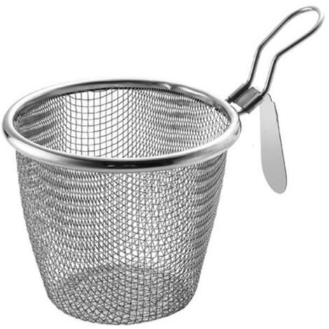 Passoire à nouilles - Inox - 1 x Passoire - Argent - Acier inoxydable - Maille fine (1/4)
