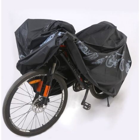 Housse bâche étanche couverture de protection Scooter Vélo Bicyclette - Noir (1/2)