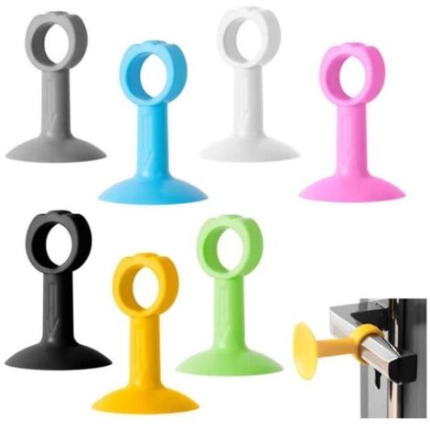 Cale porte - Silicone - 45x65 mm - Anti-collision - 7 pièces (1/4)