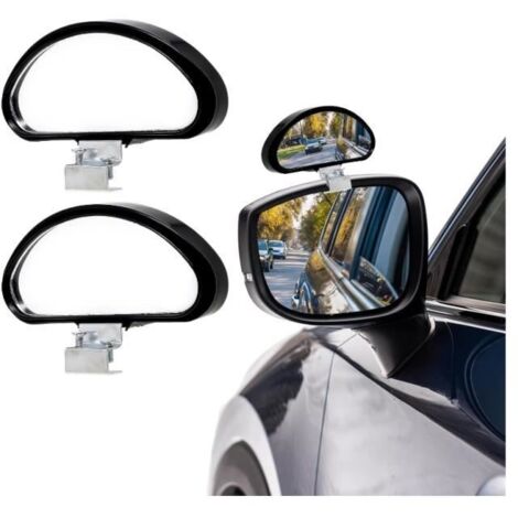 2PCS Rétroviseur d'angle Mort, Rétroviseur Conduite Accompagnée, Miroir D'angle Mort Réglables pour Voiture/SUV/Camion, yd (1/4)