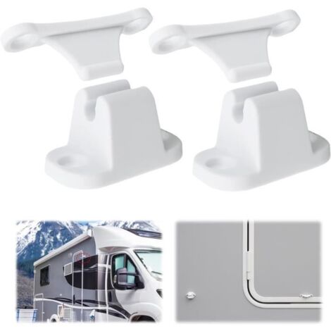 Bloc Porte Caravane,Serrure Porte pour Camping-Car et Caravane,Compatible Trous de Montage de 35 mm et 48 mm,Accessoires Camping Car (1/4)