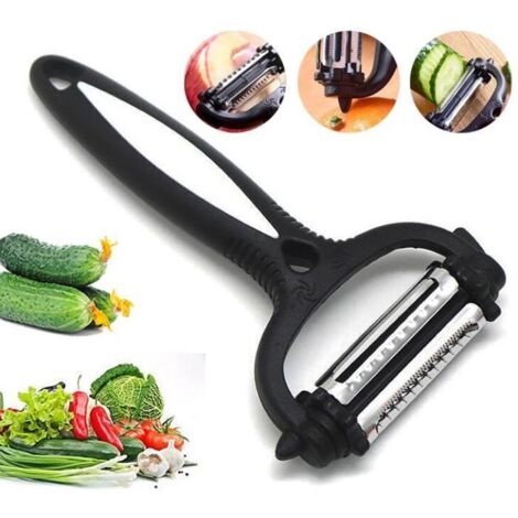 Éplucheur de légumes - Universel - Acier inoxydable 420 - Design ergonomique - Multifonctionnel (1/4)