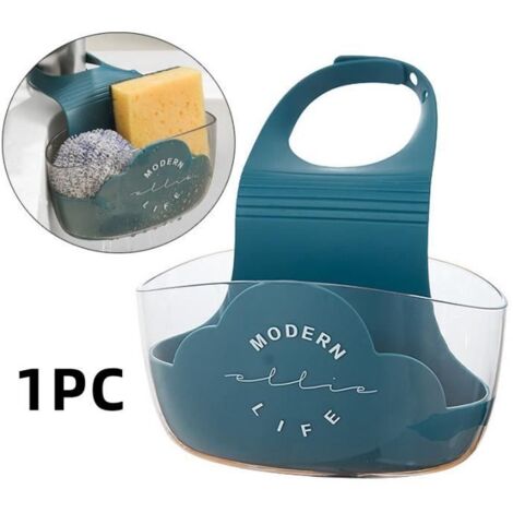 Porte-éponge - Non spécifié - Panier à Suspendre - Bleu - 25x8.1x15.2cm - 140g (1/4)
