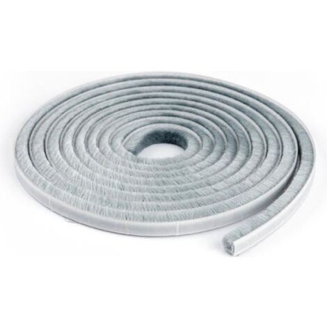 Joint d'étanchéité pour porte coulissante Fenêtre Projet - Gris - 9mm x 15mm x 5m (1/4)