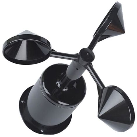 Indicateur de Direction du Vent - Anémomètre - Coque en Plastique - 36V - 180g - Précision de Mesure (1/4)