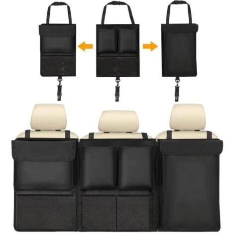 Organisateur de Coffre de Voiture, Détachable Rangement Multipurpose Organisateur de Coffre Sacs de Coffre de Voiture Pliables 7 (1/4)