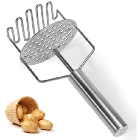 Presse-Purée,Presse Purée Manuel,Presse Puree en Acier Inoxydable,Presse à Pommes de Terre Professionnel,Ustensile de Cuisine (1/4)