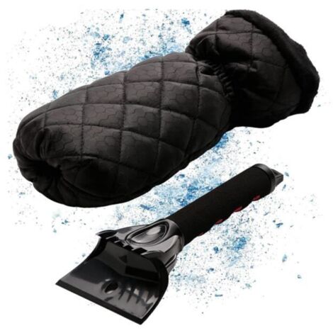 grattoir Glace Voiture avec Gant - Monstre de Glace Gratte Glace Voiture Professionnel Rencontre Le Meilleur grattoir Pare Brise (1/3)