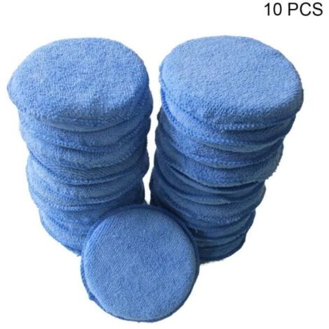 Blue -Éponges en mousse pour polissoir de voiture,10 pièces,tampons applicateurs anti rayures pour automobile (1/4)