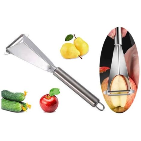 Éplucheur de légumes - Multifonctionnel - Acier Inoxydable - Argent - 247cm - 56.4g (1/4)