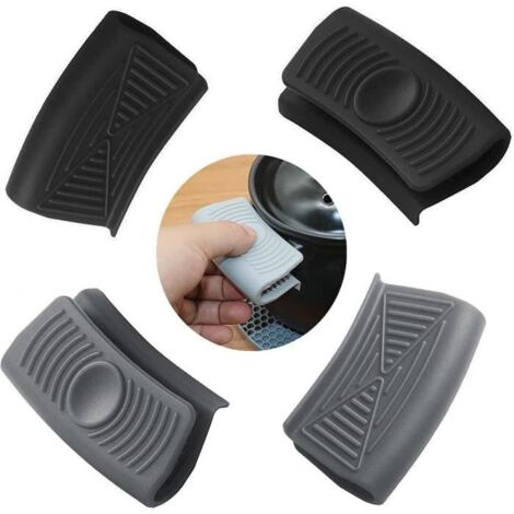 Poignées de casserole - Non spécifié - Silicone - Protection thermique - Anti-brûlure - Compatible induction (1/4)