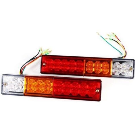 Feu Arrière De Remorque 2pcs LED queue arrière rétro feux tourner Ute camion remorque caravane indicateur 12V (1/3)