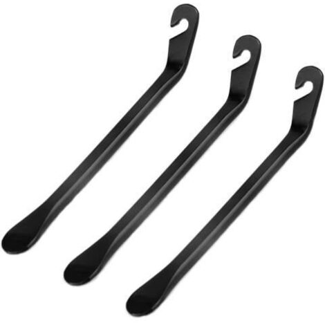 Démonte Pneu de Vélo - Métal - 3 Pièces - Acier au Carbone - Ergonomique - Portable (1/4)