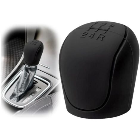 Housse Pommeau de Vitesse, Protection Levier de Vitesse Voiture en Silicone Cache Couvre Frein Main Gadget pour Voiture Auto (1/4)