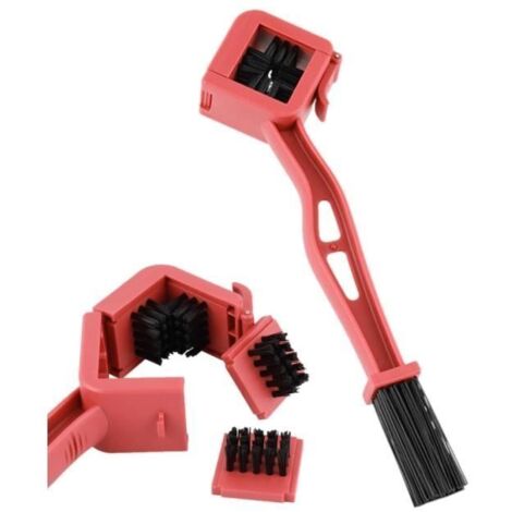 Brosse à chaîne de vélo, brosse à chaîne Épurateur de chaîne de vélo Brosse de nettoyage d'entretien des engrenages de chaîne (1/4)