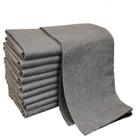 Serviettes en Microfibre Tout Usage, Chiffon de Nettoyage Magique épaissi, pour fenêtres, Cuisine, Voitures (3030cm,10 Pcs) (1/4)