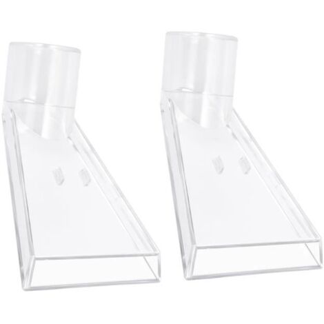 Lot de 2 buses transparentes pour tapis - Buse d'extraction de sol universelle - Buse d' pour aspirateur pour nettoyer canapés (1/4)