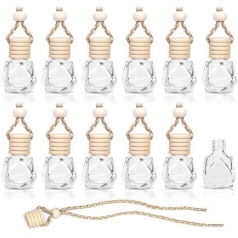 Flacons de parfum désodorisants - Non spécifié - 10 pièces - Verre transparent - 8ml - Parfum de longue durée (1/4)