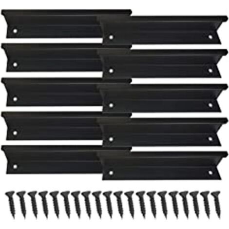 Lot De 10 Dissimulée Poignée De Meuble En Aluminium Cabinet Gérer Tiroir Tire Des Poignées De Porte Poignées De Tiroirs 150 Mm Poi (1/4)