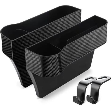 Car Generic Gap Filler Organizer, Multifunctional Generic Gap Storage Box with Cup Holder, Console Side Extra Pouchs with USB Car Charger (1/4)