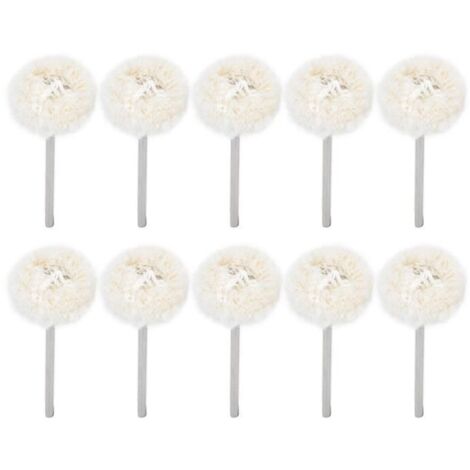 Generic Roue de polissage des dents 10 pièces fil de coton dentaire polissage roue de polissage ensemble montre bijoux polissage (1/4)