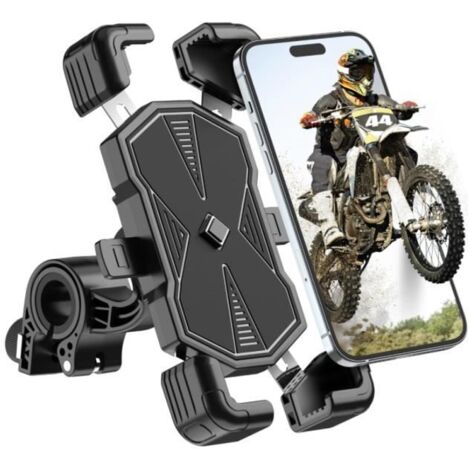 Support Telephone ,Porte Telephone Velo,Support Téléphone Vélo à 360° Rotation, Support Telephone Trotinette Electrique, (1/4)
