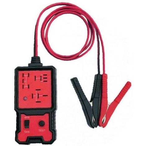Rouge Automobile Relais testeur électronique relais voiture 12V testeur pour les voitures universelles Batterie Auto Checker (1/4)