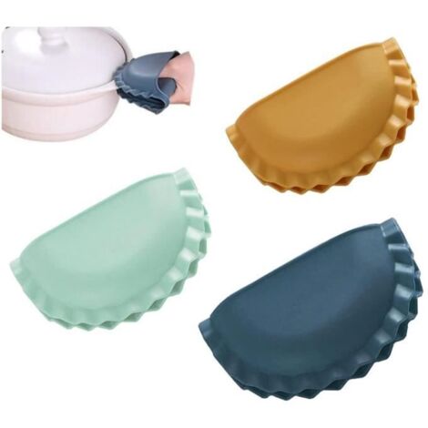 Gants de four - Maison - Silicone - Résistants à la chaleur - Antidérapants - Multicolores (1/4)