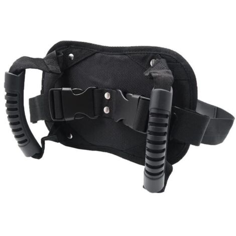 Cekell Poignée Passager Moto Universelle, Robuste Ceinture de Sécurité Passager moto, Harnais Moto Passager Réglable (1/4)