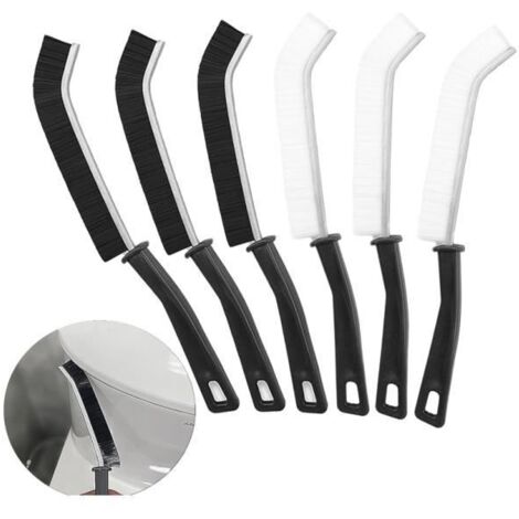 6 Pièces Brosse De Nettoyage Des Interstices, Brosse Joint Carrelage Brosse, Multifonction Brosse Nettoyage Avec Poignée Pour Porte (1/4)