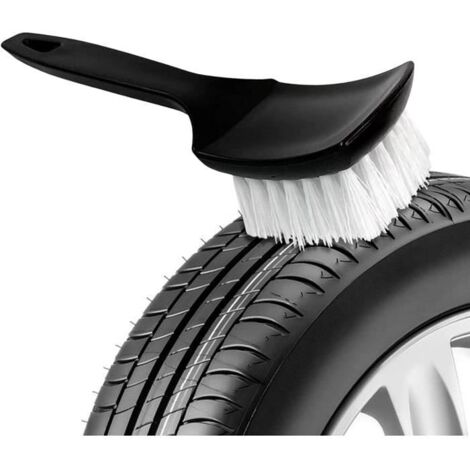 Brosse de nettoyage pour pneus de voiture, brosse de nettoyage avec poils souples pour voiture - Brosse de lavage pneus et roues (1/4)