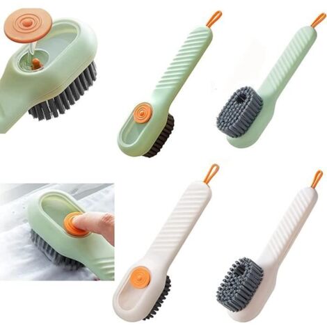 Brosse de Nettoyage à Poils Doux - 4 pièces - Blanc - Multifonctionnelle (1/4)