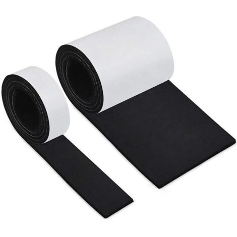 Patin Feutre - Non spécifié - Autocollant - Noir - 100cm x 10cm et 100cm x 2cm - Protection Meubles (1/4)