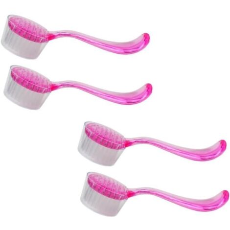 4 Pièces Petite Brosse De Bain Pour Animaux De Compagnie Brosse De Pour Hamster Brosse Nettoyante Pour Ongles Hérisson Shampoing (1/4)