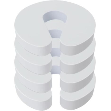 Butée de Porte pour Enfants - Amortisseur Bloque Porte - Blanc (1/4)
