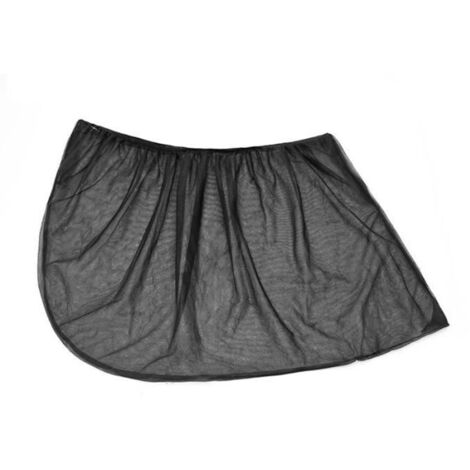 Pare-soleil,Pare soleil pour fenêtre latérale de voiture,2 pièces,maille noire,Protection contre les rayons UV,pare - Type Black -A (1/4)