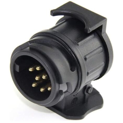 Prise connecteur 13 Broches - Voiture - Noir - Imperméable - Durable - Signal remorque (1/4)