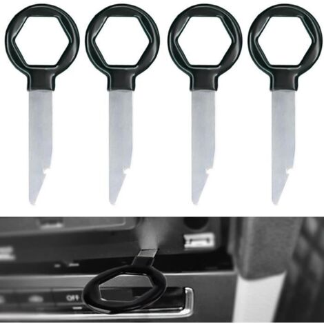 Outils de Démontage Autoradio - Non spécifié - 4 PCS - Ergonomique - Acier - Universel (1/4)