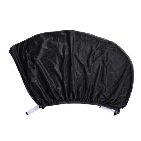 Pare-soleil,Pare soleil professionnel noir Simple réglable,2 pièces,pare soleil pour fenêtre de voiture,Protection UV,maille -A (1/4)
