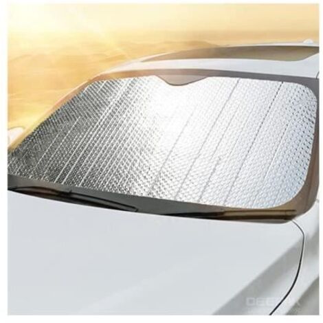 1pcs Pare-soleil avant pliable pour pare-brise de voiture 130 x 60 cm (1/4)