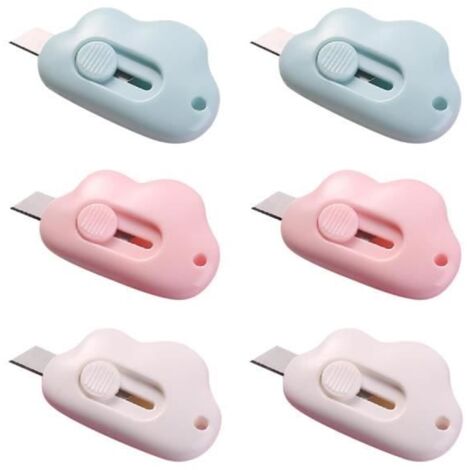 Mini Cutter - Non spécifié - 6 Pièces - Rétractable - Portable - En forme de nuage (1/4)