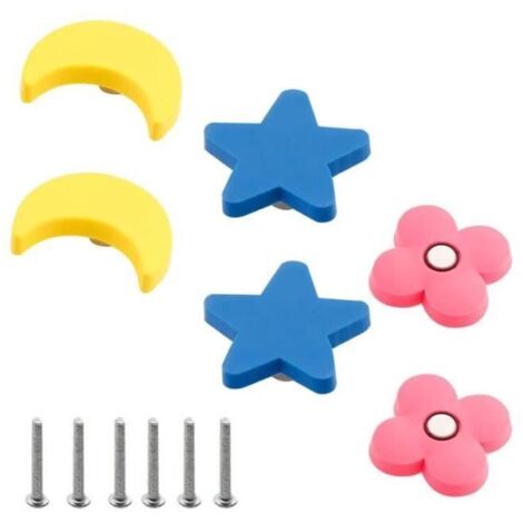 Poignée de cuisine - Non spécifié - Lot de 6 - Silicone - Design cartoon - Couleurs variées (1/4)