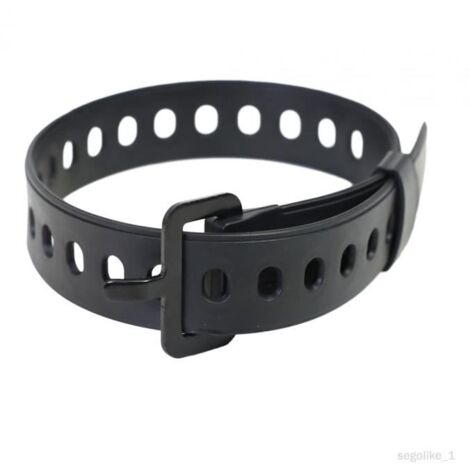Attache de câble avec boucle en caoutchouc noir 45cm - attaches multi-outils et élastiques (1/4)