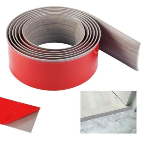 Barre de Seuil Autoadhésive - PVC - 2m x 5cm - Résistante à l'eau - Facile à installer - Décorative (1/4)