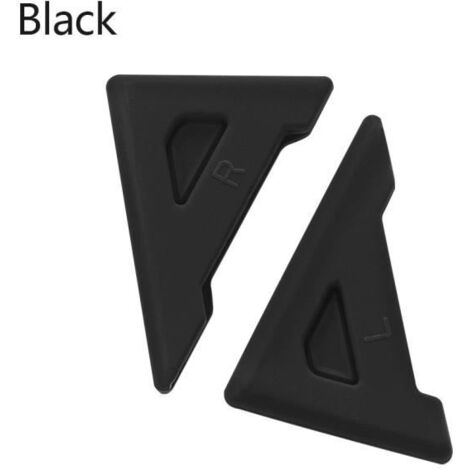 Black -Couverture d'angle de porte de voiture en Silicone, 2 pièces, Protection Anti choc, anti rayures, outil de soins automobiles (1/4)