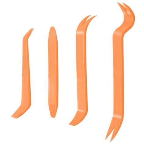 Kit d'outils de démontage - Automobile - Ensemble de 4 pièces - Levier en Plastique - Durable - Ergonomique (1/4)